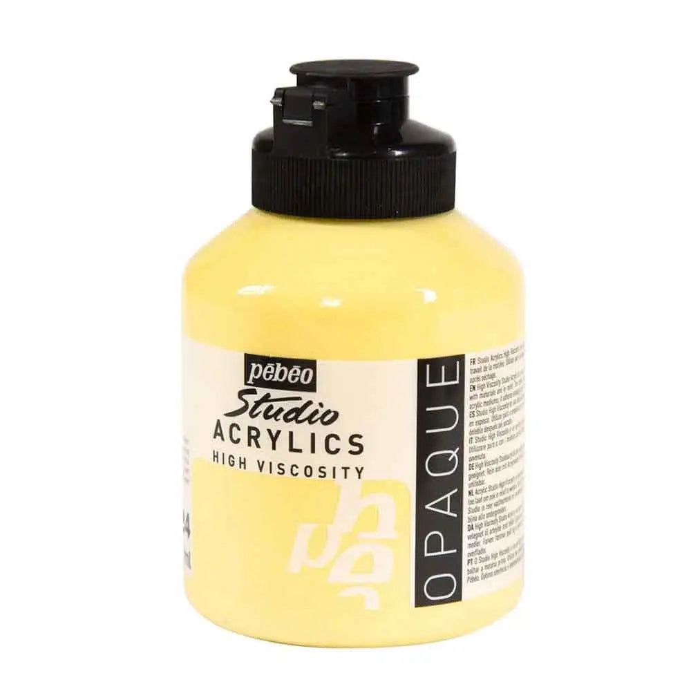 Pebeo Studio Iridescent Acrylic Paints / Colours High Viscosity 500ml (Loose) Pebeo